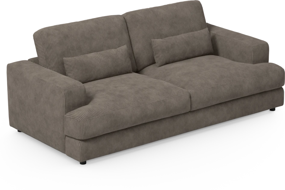 Noma - 3-sits soffa - Brun