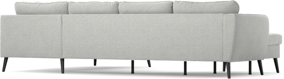 County - 3-sits soffa med schäslong vänster och divan höger - Grå