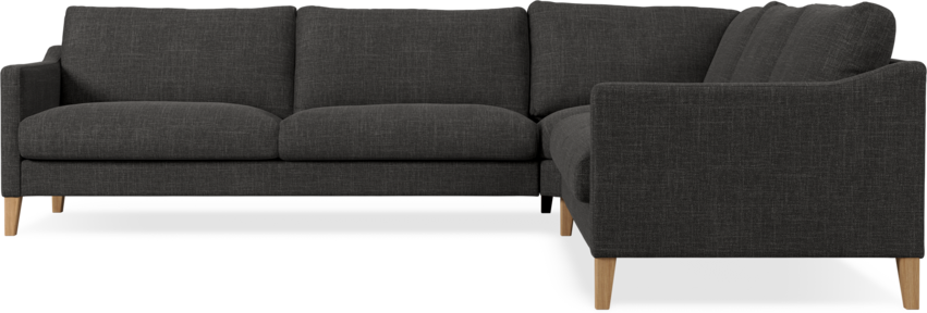 Winston - Hörnsoffa, 3+2-sits - Grå