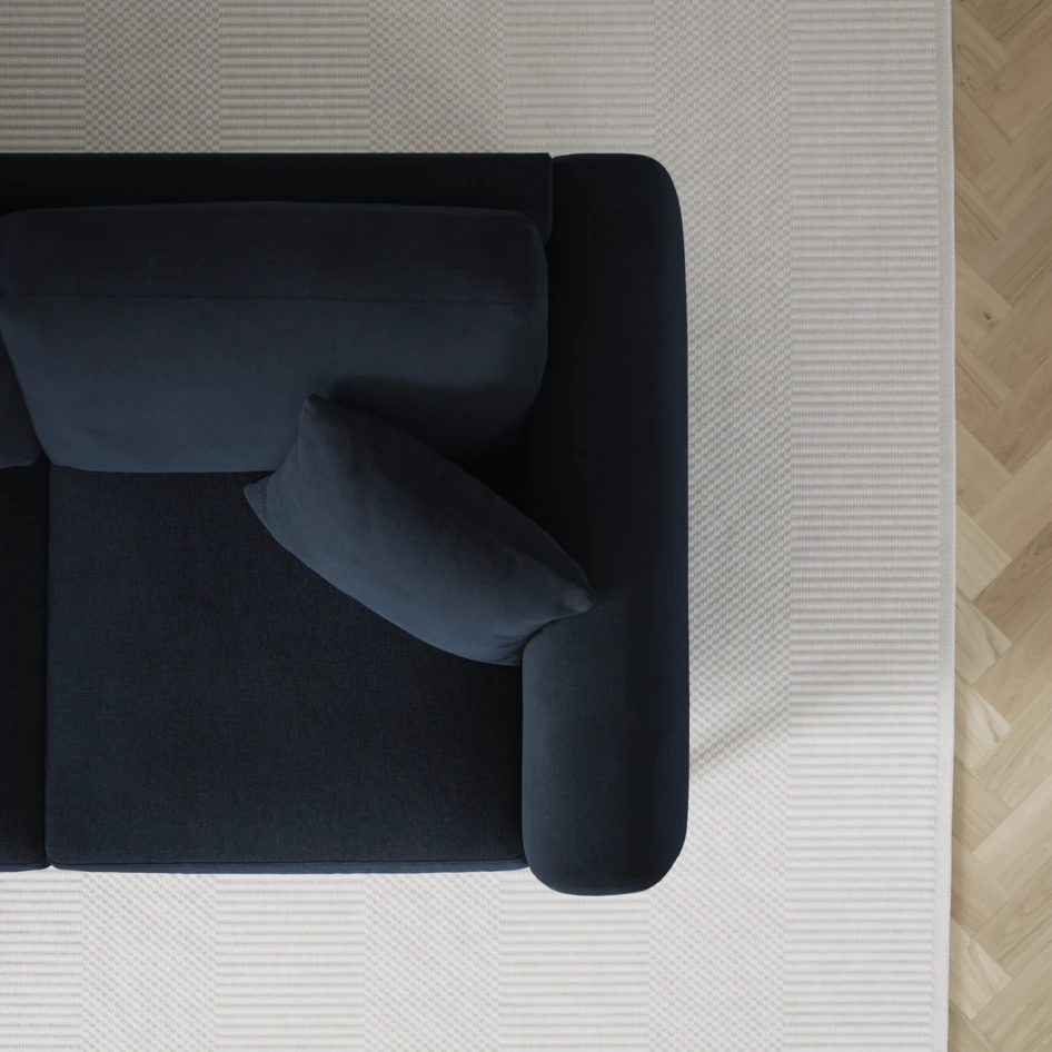 Eden - 2,5-sits soffa - Blå