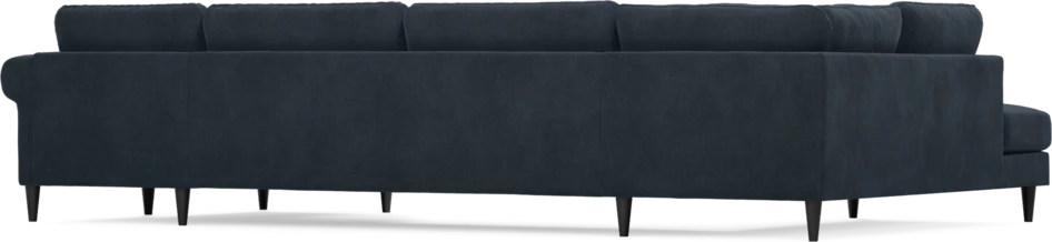 Bridge - 3-sits soffa med divan vänster och schäslong höger - Blå