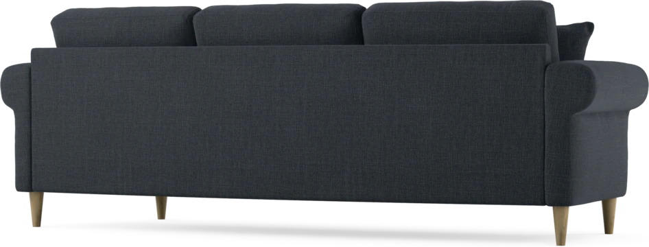 Eden - 3-sits soffa svängd - Blå