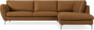 Madison Lux - 3-sits soffa med divan höger - Brun