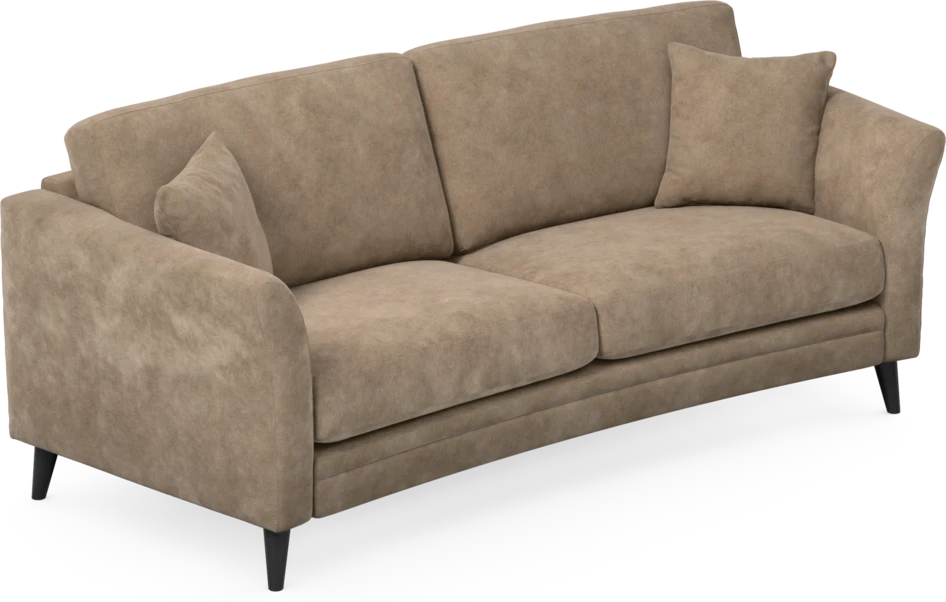 Eden - 2,5-sits soffa svängd - Beige