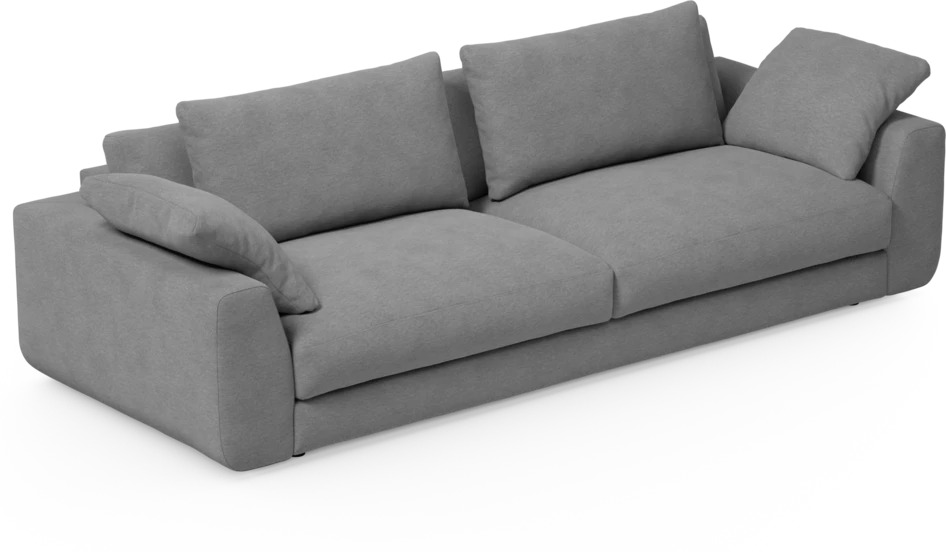 Amie - 4-sits soffa - Grå