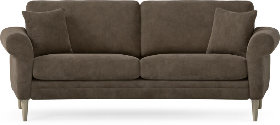 Eden - 2,5-sits soffa svängd - Brun