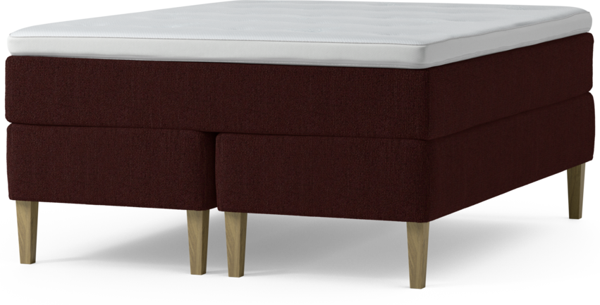 Delux Dream - Kontinentalsäng, dubbelsäng med bäddmadrass och sängben