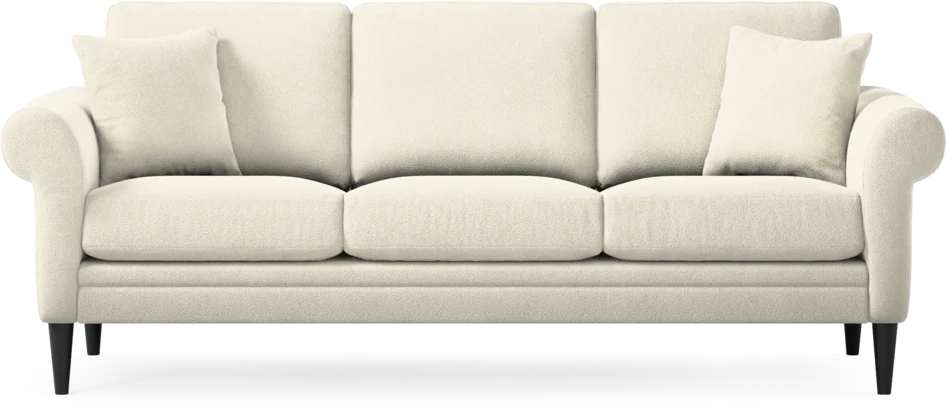 Eden - 3-sits soffa - Vit