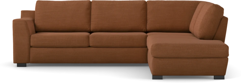Friday - 2,5-sits soffa med divan höger - Orange