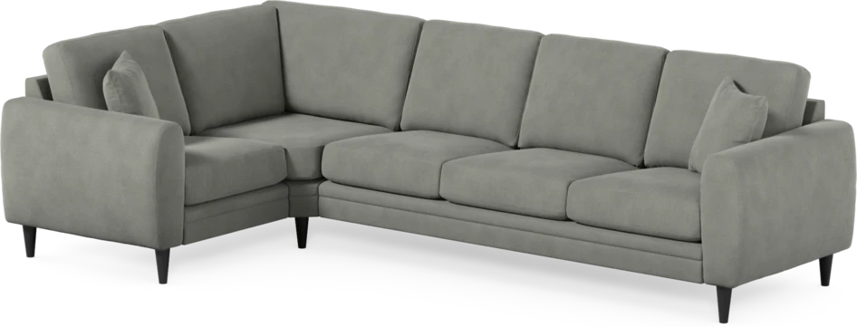 Eden - Hörnsoffa, 1+3-sits - Grå