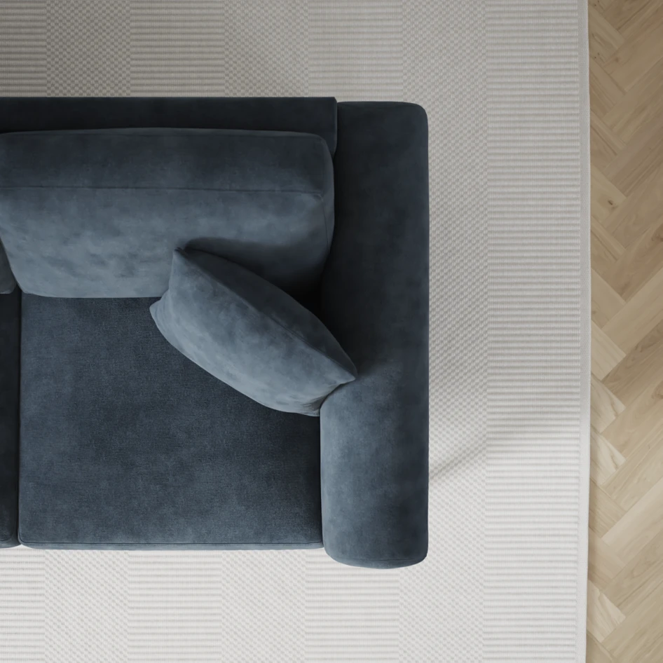 Eden - 2,5-sits soffa - Blå