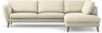 Madison Lux - 3-sits soffa med divan höger - Vit