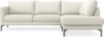 Impression - 3-sits soffa med divan höger - Vit