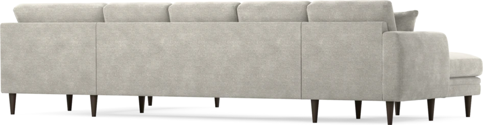 Eden - 3-sits soffa med schäslong vänster och divan höger - Grå