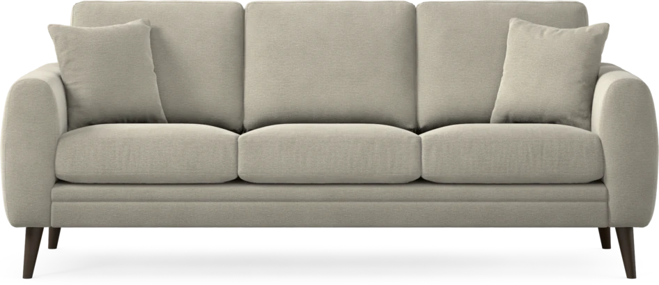 Eden - 3-sits soffa - Brun