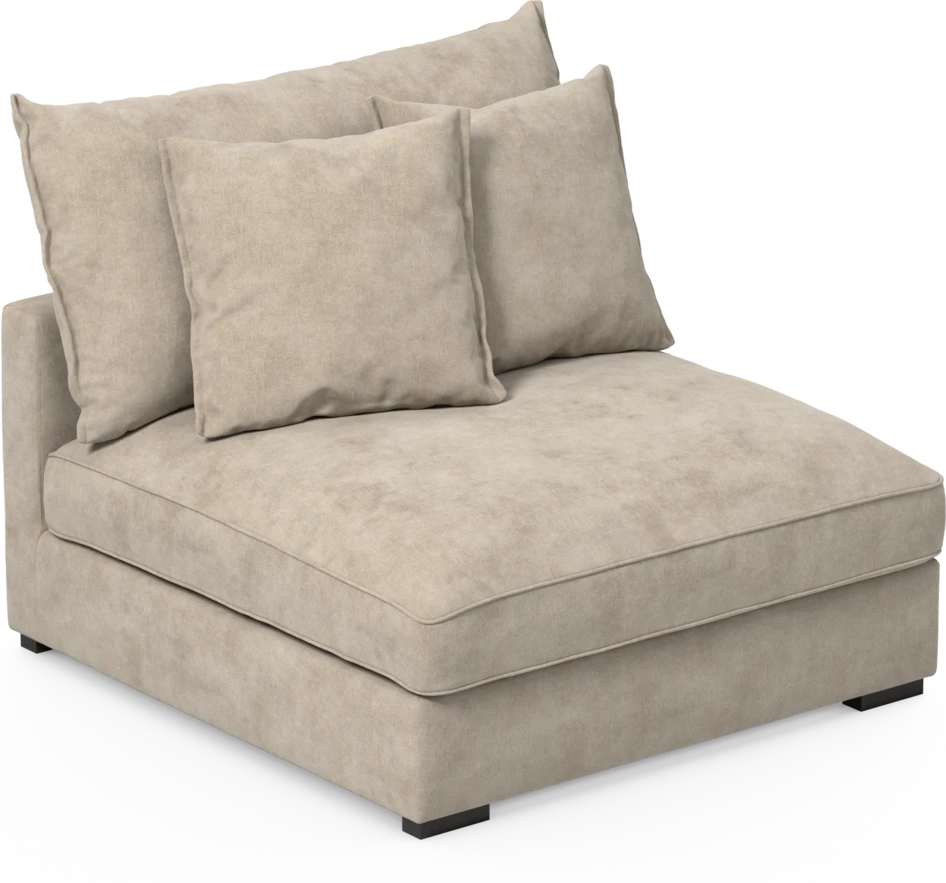Rossi - 1,5-sits utan armstöd - Beige