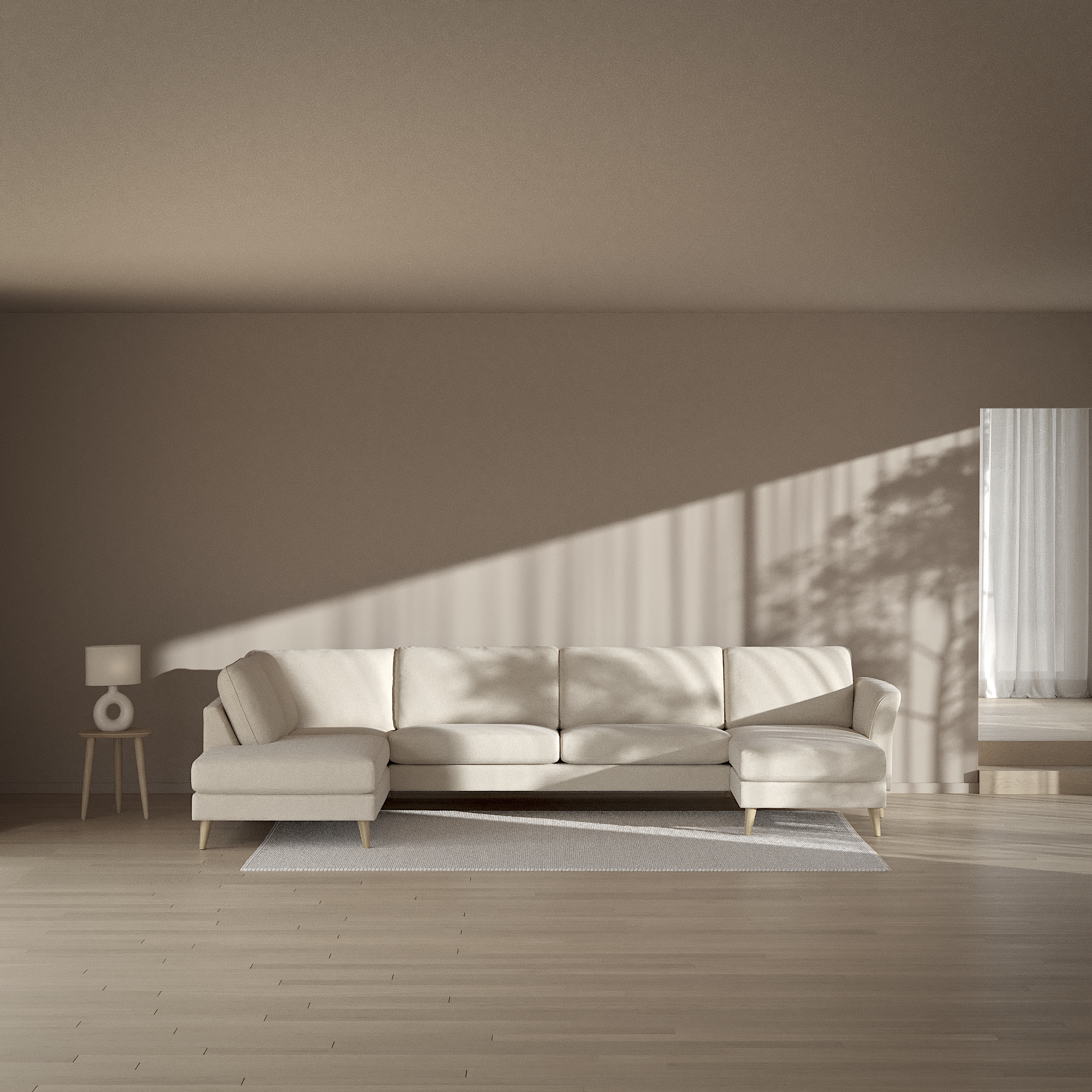 Bridge - 3-sits soffa med divan vänster och schäslong höger - inspiration