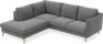 Madison - 2-sits soffa med divan vänster - Grå