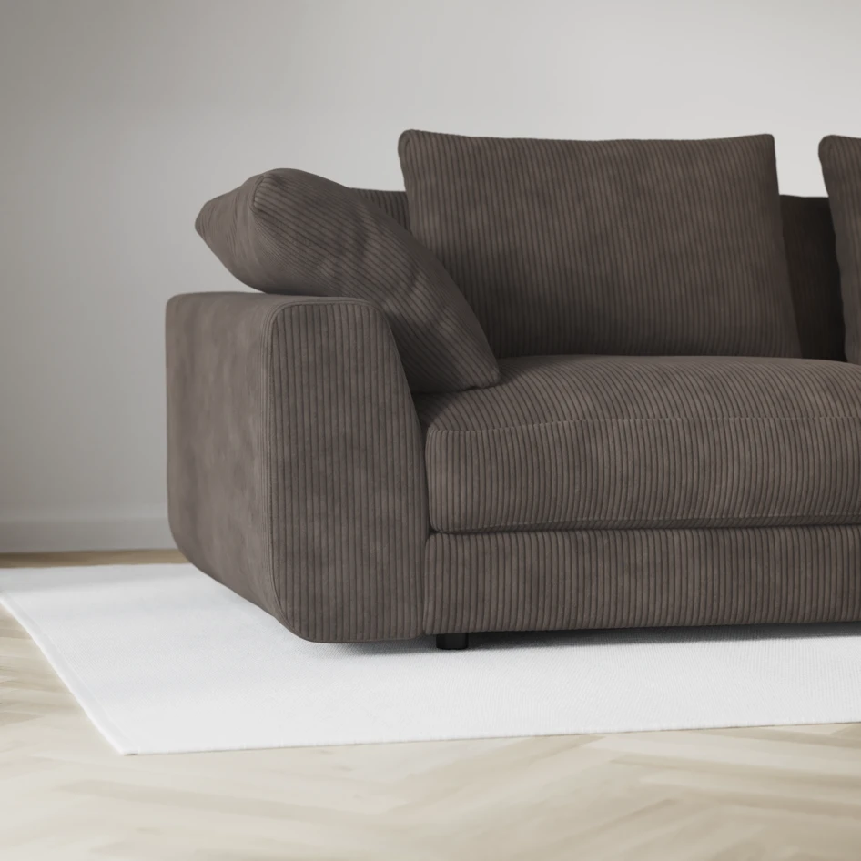 Amie - Bäddsoffa 3-sits - Brun