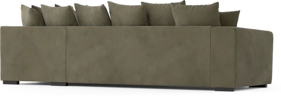 Town - 3-sits soffa med divan höger - Grön