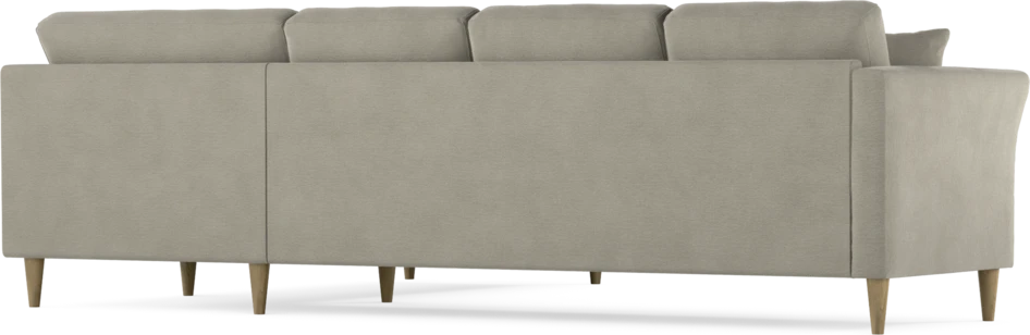 Eden - Hörnsoffa, 3+2-sits - Brun
