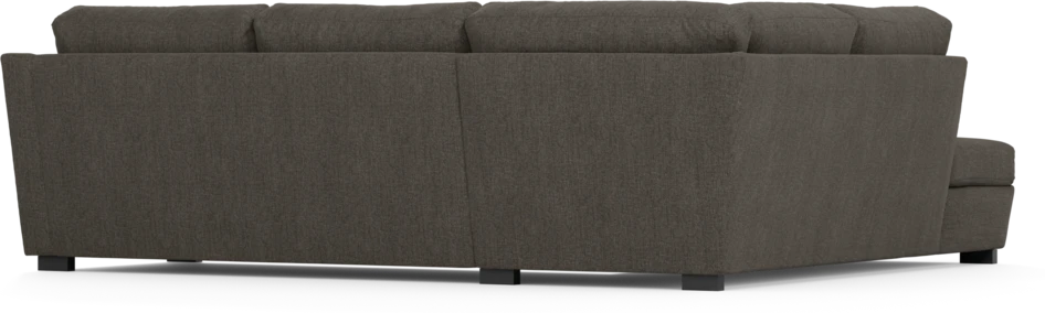 Friday - 2,5-sits soffa med divan vänster - Brun