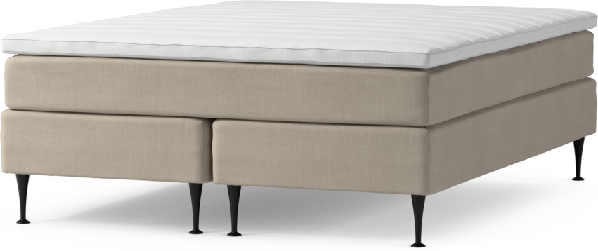 Roma Family - Kontinentalsäng, dubbelsäng med bäddmadrass och sängben, B 160-180