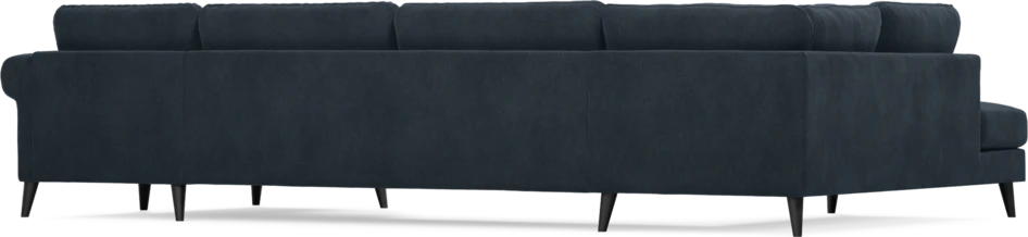 Bridge - 3-sits soffa med divan vänster och schäslong höger - Blå