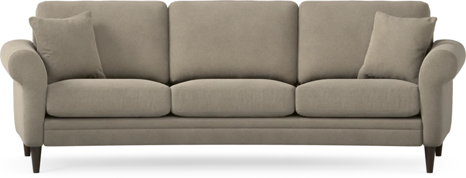 Eden - 3-sits soffa svängd - Beige