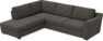 Friday - 2,5-sits soffa med divan vänster - Grå