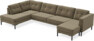 Rio - 4-sits soffa med divan vänster och schäslong höger - Grön