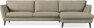 Madison Lux - 3-sits soffa med schäslong höger - Beige