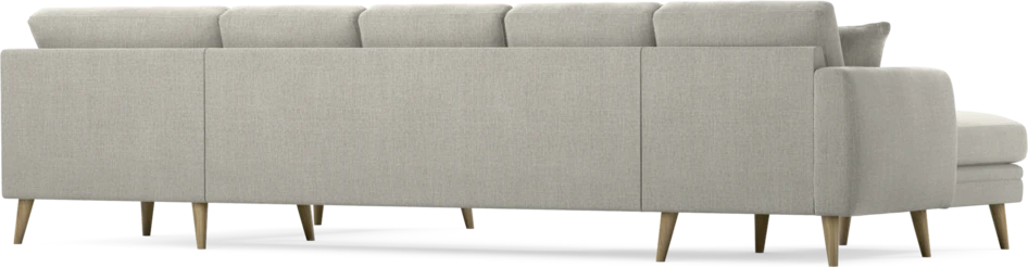 Eden - 3-sits soffa med schäslong vänster och divan höger - Grå