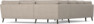 Madison Lux - Hörnsoffa med schäslong vänster - Beige