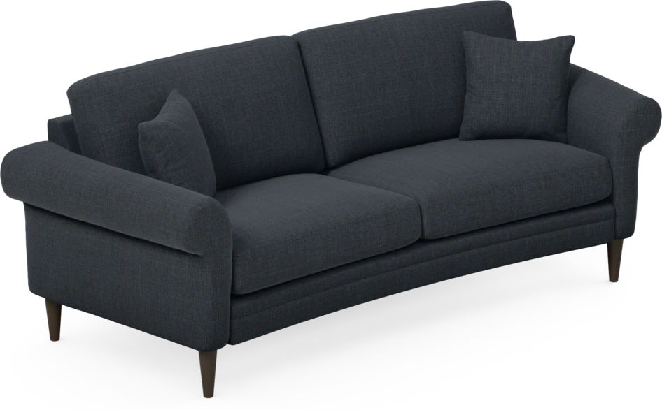 Eden - 2,5-sits soffa svängd - Blå