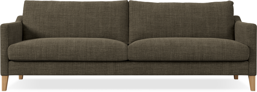 Winston - 4-sits soffa - Brun