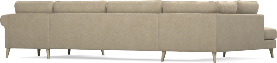 Bridge - 3-sits soffa med divan vänster och schäslong höger - Beige