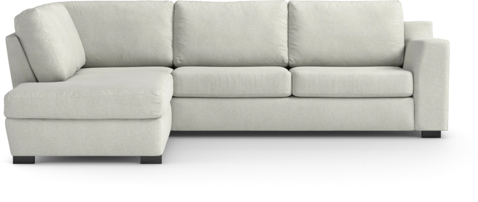 Friday - 2,5-sits soffa med divan vänster - Vit