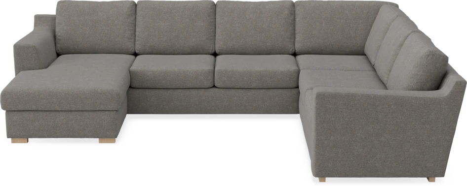 Friday - Hörnsoffa, 3+2-sits med schäslong vänster - Grå