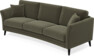 Eden - 3-sits svängd - Brun
