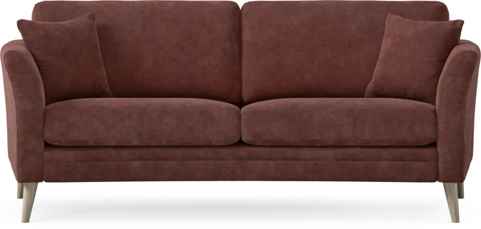 Eden - 2,5-sits soffa svängd - Röd