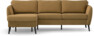 County - 3-sits soffa med flyttbar schäslong - Gul