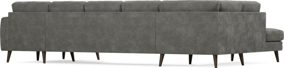 Eden - 3-sits soffa med divan vänster och schäslong höger - Grå