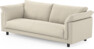Cherrie - 3-sits soffa, hel dyna, fast klädsel - Beige