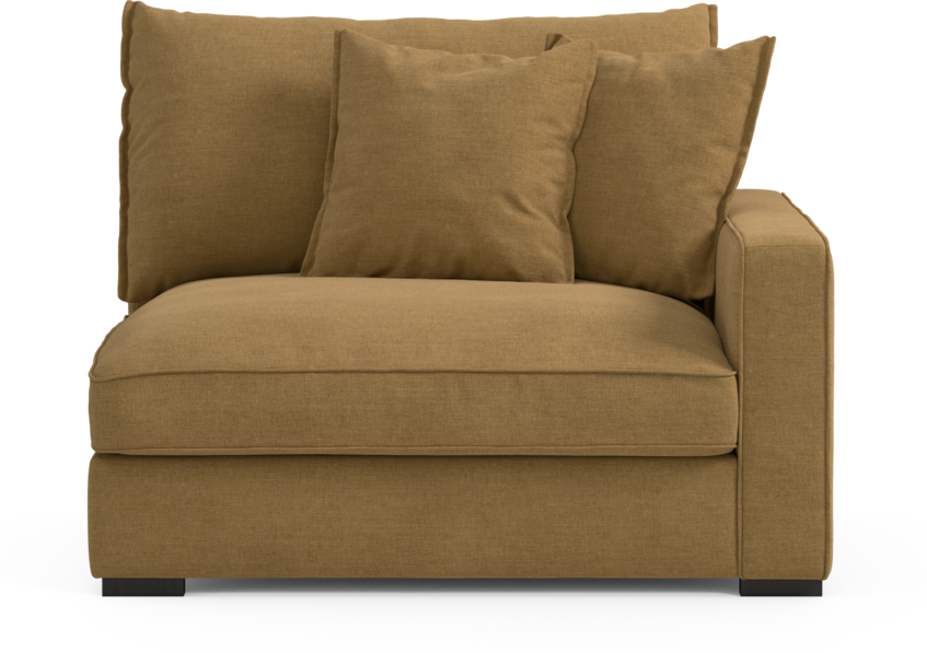 Rossi - 1,5-sits med armstöd höger - Gul