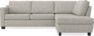 Friday - 2,5-sits soffa med divan höger - Beige