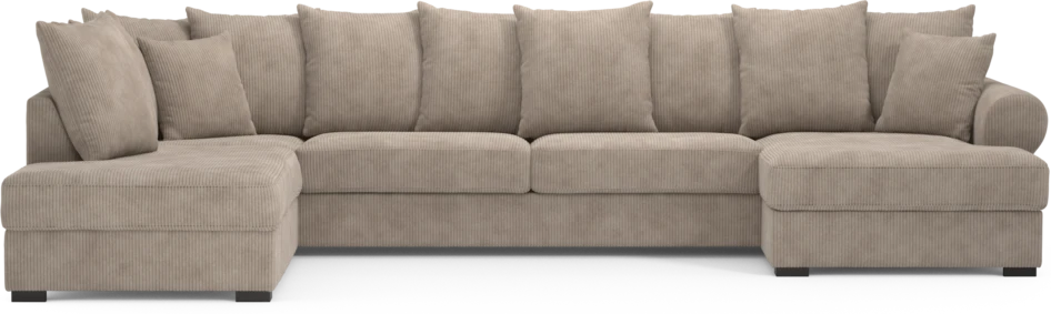 Town - 3-sits soffa med divan vänster och schäslong höger - Beige