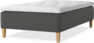 Delux Dream - Ramsäng, enkelsäng med bäddmadrass - Grå