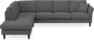 Eden - 3-sits soffa med divan - Svart
