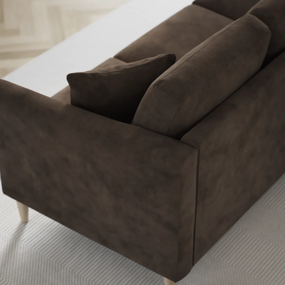 Eden - 2-sits soffa - Brun